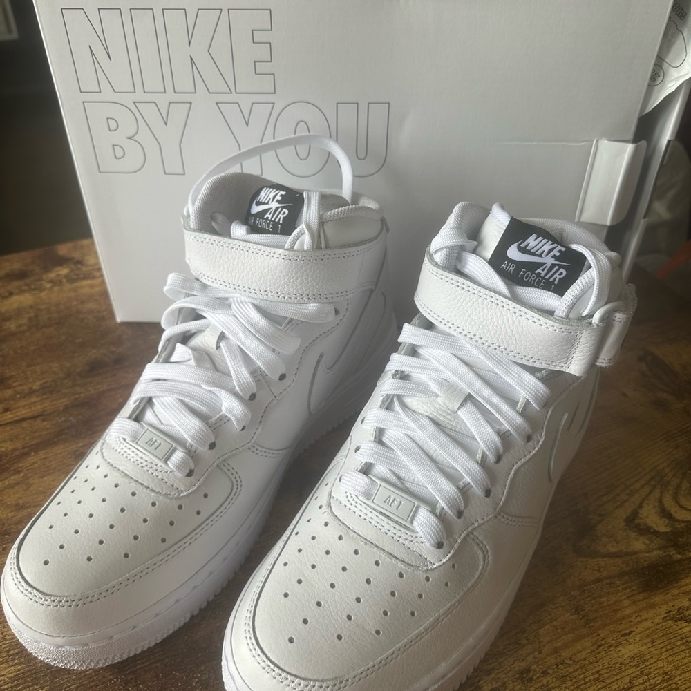 Nike Air Force 1 Custom White High Tops